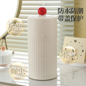 Portaescobillas organizador a prueba de polvo de gran capacidad para encimera de baño de escritorio de tocador - Product Image 3