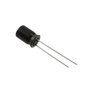 Condensateur radial traversant UDB1H010MPM1TD 1 uF CAP ALUM 1UF 20% 50V TH - Product Image 1