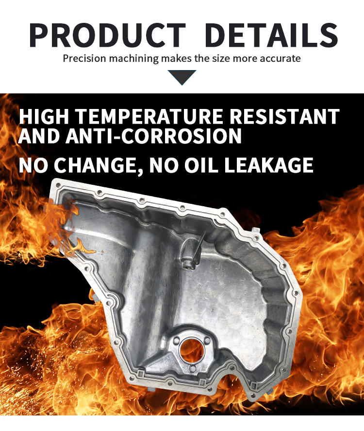 Never Leak Engine Aluminum Oil Pan Other Engine Parts Oil Pan
