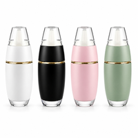 Flacon à double compartiment 30ml+3ml pour séparation poudre-liquide, contenant de mélange frais pour emballage de suppléments nutritionnels pour animaux de compagnie