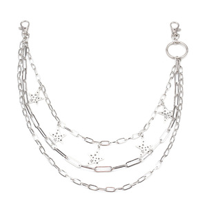 Hip Hop Star Multi Layered Waist <b>Chain</b> Zinc Alloy Fashion Body <b>Chain</b> Daily Wear - Product Image 5