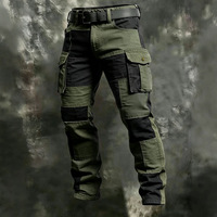 Pantalon cargo tactique léger pour homme, idéal pour le camping en plein air, résistant à l'eau, pantalon de randonnée camouflage avec plusieurs poches