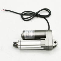Actionneur linéaire électrique étanche IP66 2000N avec retour de potentiomètre à capteur Hall pour suiveur solaire industriel