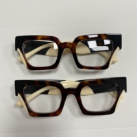 Déstockage de montures de lunettes vintage en acétate épais, montures de lunettes optiques pour hommes et femmes, vente en gros mixte
