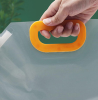Pochettes réutilisables à bec verseur avec poignée, sacs en plastique de qualité alimentaire anti-fuite, personnalisables avec logos et poignées