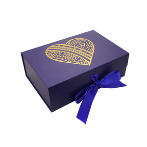 Custom Premium Luxury Magnetic Foldable Cardboard Packaging Box Embossing Gold <b>Foil</b> PVC <b>Window</b> for Shoes Clothing-Recyclable - Product Image 2