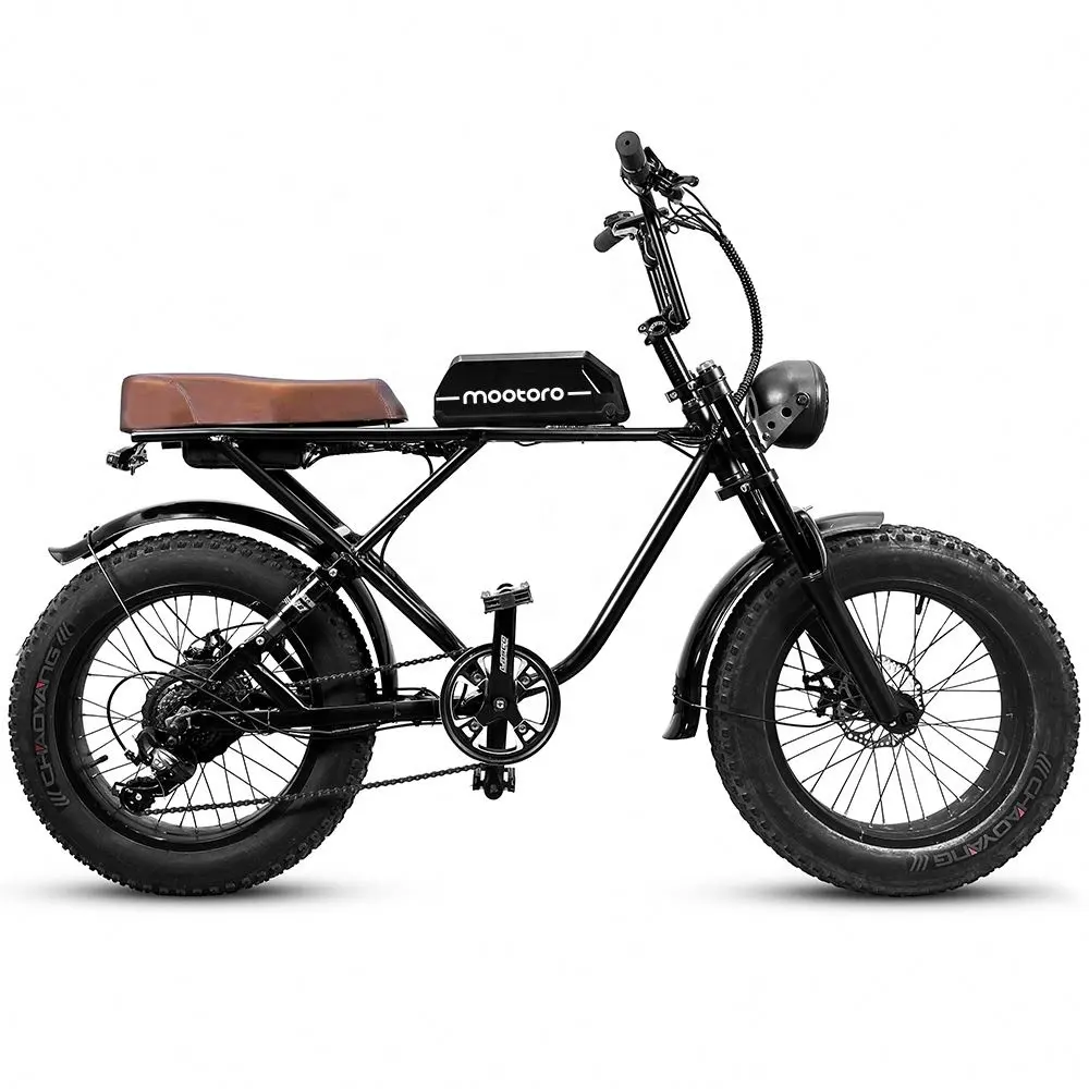Mootoro 750w elektrikli kalın tekerlek bisiklet lityum pil elektrikli döngüsü kıyıcı motosiklet elektrikli abd depo satın elektrikli bisiklet