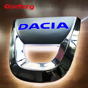 רכב שילוט אוטומטי לוגו ואקום שלפוחית אקריליק פנים סימן Led Chrome רכב לוגו מפני Goodbong יצרן