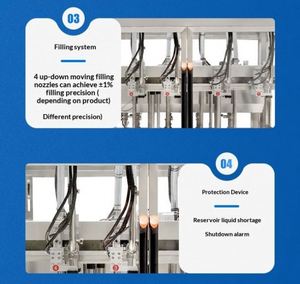 REALMAX Macchina di Riempimento Automatica a Doppia, Quattro, Sei, Otto Teste, Completamente Automatica e a Tracciamento Automatico - Product Image 6