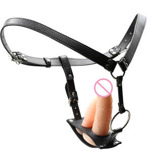 Tappi anale in ecopelle di nuovo Design 2022 e Dildo indossabile Double face con <span class=keywords><strong>Strapon</strong></span> per pene da donna lesbica - Product Image 3