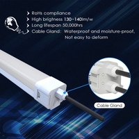ShineLong Bande lumineuse LED Tri-Proof T8 IP65 IK09 sans scintillement, facteur de puissance élevé, pour usage bureautique, 300mm-1500mm, 3500-6000K, Garantie 5 ans