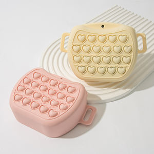 Tazón de silicona con diseño de animales, accesorio ecológico para entrenamiento, clip para exteriores, bolsa pequeña impermeable para premios de viaje - Product Image 6