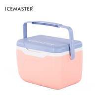 Icemaster Plezier 5.5l Fabrikant Goedkope Prijs Lekvrij Food Grade Pp Kleine Roze 5,5l Camping Koelbox Met Handvat Voor Vissen