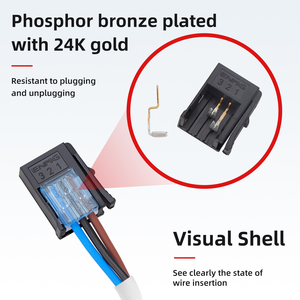 Cảm biến cắm nhanh enmg Econ với công tắc quang điện cáp không có vỏ cho các ứng dụng kết nối e-con 3 cực 4 cực - Product Image 3