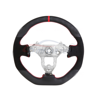 Support de commande en fibre de carbone et <span class=keywords><strong>volant</strong></span> en cuir pour Nissan GTR R34 R35 R36 - Product Image 3