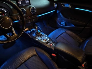 SJC Upgrade - Éclairage ambiant RGB pour voiture 64 couleurs pour <span class=keywords><strong>Audi</strong></span> <span class=keywords><strong>A3</strong></span>/S3 V8 2013-2017 - Éclairage intérieur - Accessoires décoratifs LED pour voiture - Product Image 2