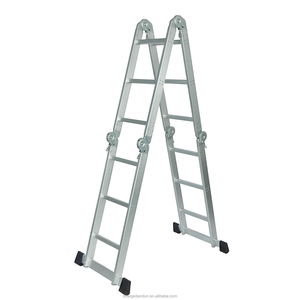<span class=keywords><strong>Escalera</strong></span> Telescópica Plegable <span class=keywords><strong>de</strong></span> <span class=keywords><strong>Aluminio</strong></span> Moderna <span class=keywords><strong>de</strong></span> 330 Libras, 4x3, Estructura Combinada <span class=keywords><strong>de</strong></span> 12 Peldaños, <span class=keywords><strong>Precio</strong></span> Bajo, Multiusos - Product Image 4