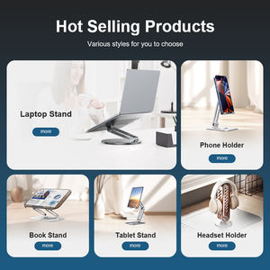 ขาตั้งโทรศัพท์มือถือและแท็บเล็ตโลหะอเนกประสงค์ยืดหยุ่นได้สำหรับ <span class=keywords><strong>iPad</strong></span> ขาตั้งปรับได้แบบยืดหดได้360การหมุนบนโต๊ะ/เตียงขี้เกียจใช้ - Product Image 6