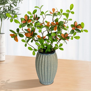 Fleurs artificielles de printemps, verdure en plastique, décoration intérieure pour salon, chambre à coucher, bureau - Product Image 4