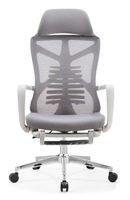 Chaise de bureau ergonomique en maille à prix d'usine, chaise de bureau pivotante ergonomique en maille verte avec dossier, mobilier commercial