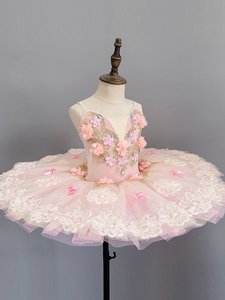 Jupe bouffante pour filles, Lago de los cisnes, <span class=keywords><strong>tutu</strong></span> de ballet professionnel pour enfants - Product Image 4