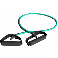 Bande de Résistance Portable pour Exercices Intenses avec Poignées Ergonomiques en D, 100% Latex Naturel, Écologique et Durable, pour Entraînement de Force des Bras