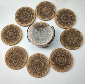 Design moderno personalizzato in legno sughero sottobicchieri <span class=keywords><strong>da</strong></span> 5mm carta MDF <span class=keywords><strong>tavolo</strong></span> <span class=keywords><strong>per</strong></span> bevande calde/fredde Home Bar <span class=keywords><strong>cucina</strong></span> <span class=keywords><strong>piano</strong></span> caldo/freddo porta bevande - Product Image 6