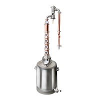 100l 200l machine à alcool gin whisky distillation équipement alcool fixe
