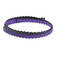 Bandes abrasives en céramique violette à bord festonné pour travaux de fabrication métallique commerciale
