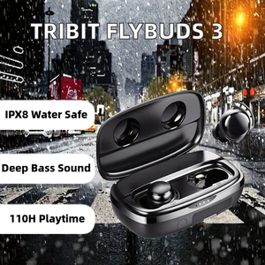 Audífonos Inalámbricos <span class=keywords><strong>Tribit</strong></span> 110H con Bluetooth 5.3, Resistentes al Agua IPX8, Control Táctil, Micrófono Integrado, Bajos Profundos, Más de 20 Horas de Duración - Product Image 2