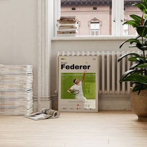 SQ Roger Federer <span class=keywords><strong>affiche</strong></span> <span class=keywords><strong>Tennis</strong></span> Sport toile impression décor à la maison <span class=keywords><strong>Tennis</strong></span> étoile mur Art peinture - Product Image 4