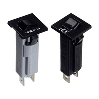 Disjoncteur thermique unipolaire Topstone W 500mA 250VAC 32VDC, boîtier en plastique et métal, disjoncteur miniature MCB