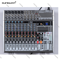 Mezclador de Audio X1832USB Premium de 18 Entradas, Mezclador de 3/2 Buses, Preamplificador de Micrófono y Compresor, Ecualizador Británico, Procesador Multi-FX de 24 Bits, Interfaz USB/Audio