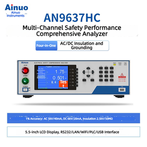 Analizador <span class=keywords><strong>de</strong></span> Seguridad Multicanal Ainuo AN9636HC/AN9637HC, Probador Eléctrico Integral - Product Image 4
