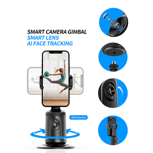 Giá đỡ ba chân đa năng mini di động xoay 180 độ, camera thông minh AI xoay 360 độ tự động theo dõi khuôn mặt, gimbal ba chân - Product Image 2