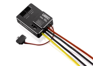 Hobbywing <span class=keywords><strong>UBEC</strong></span> 25A 3-18S / <span class=keywords><strong>10A</strong></span> 2-6S / 5A 2-8S V2 Module d'alimentation régulateur étanche de petite taille à commutation externe pour RC FPV Drone FXB - Product Image 2
