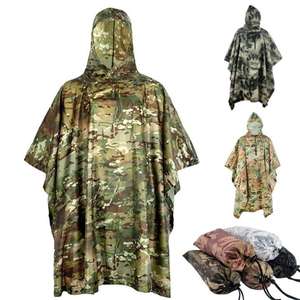 Nouveau Design Tactique 3D Camouflage Costume Feuilles Camouflage Cape Furtif Costume Chasse Poncho Wilderness Randonnée Aventure Cape - Product Image 2