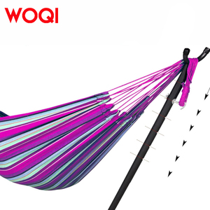 Woqi Sự Lựa Chọn Tốt Nhất Sản Phẩm Brazilian-Phong Cách Đôi Võng Với Tiết Kiệm Không Gian Thép Đứng Trong Nhà Ngoài Trời Cho Người Lớn - Product Image 5