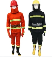 Combinaison anti-feu 100% pur coton avec bande réfléchissante Costume de pompiers 50 mm