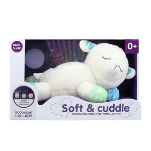 電子かわいいカスタムぬいぐるみギフト用赤ちゃん眠っている羊のおもちゃ子供用ぬいぐるみぬいぐるみぬいぐるみ