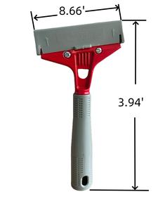 Raspador de hierro de grado industrial con mango de plástico Espátula de limpieza <span class=keywords><strong>para</strong></span> escurridor de suelo de baldosas eficiente - Product Image 4