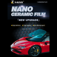Film Kaca Mobil 3M Quality HD-CR Black Nano Ceramic Roll PET Kualitas Unggul Pelindung Privasi Kaca Film