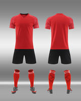 2024 meilleur Football été conception manches courtes numéro impression maillots de Football en vrac ensembles uniformes Football