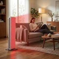 Panel de Terapia de Luz Roja de 5 Longitudes de Onda (630nm, 660nm, 810nm, 830nm, 850nm) con Control Remoto, 300 LED, 2 Años de Garantía, CE, OEM, Dropship