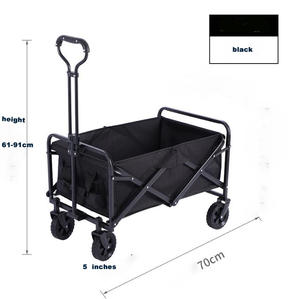 Nouveau <span class=keywords><strong>Camping</strong></span> en plein air voiture pliante <span class=keywords><strong>Camping</strong></span> petite remorque Camp chariot Portable pliant Simple tige voiture - Product Image 6