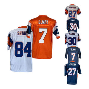 Bán Buôn Giá Rẻ Throw-Back Khâu Bóng Đá Mỹ Jersey Denver 7 John Elway 30 Terrell Davis 84 Shannon Sharpe - Product Image 6