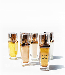 Resaltador facial brillante de 30ML, maquillaje de diamante, Luna rosa, Etiqueta Privada, resaltador líquido para cara y cuerpo - Product Image 1