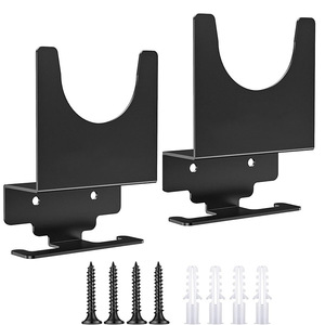 2pcs Pack Heavy-Duty Wall-Mounted Angle Grinder Storage Rack Metal Rack <b>Hook</b> Foldable for Convenient <b>Tool</b> Organization - Product Image 5