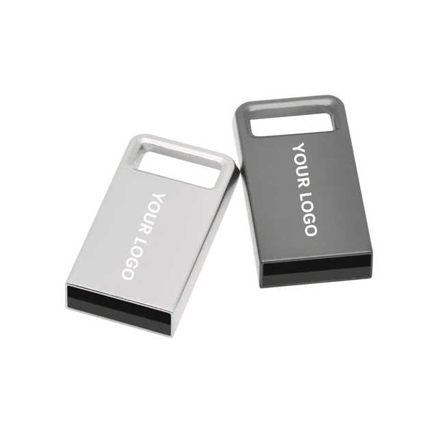 Promotional Metal USB Thumb Drive with Custom Logo USB 2.0 High Speed 4GB-128GB Capacities Cute Design CE/FCC/ROHS Certified