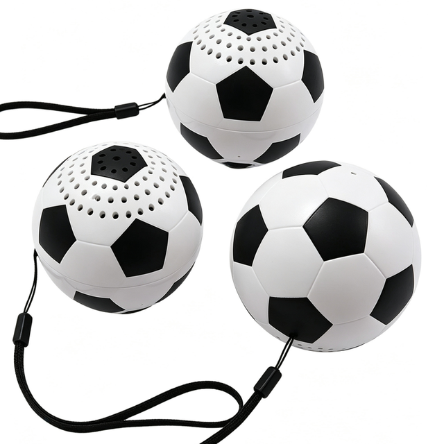 Creative Soccer Ball Shape Speaker Novelty Sports Gift Portable Mini Wireless Speaker 5W Desktop Decor Speaker